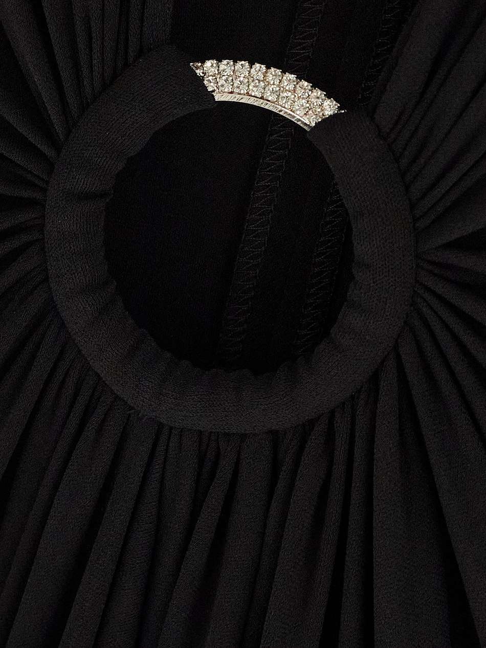 embellished stretch-jersey gown