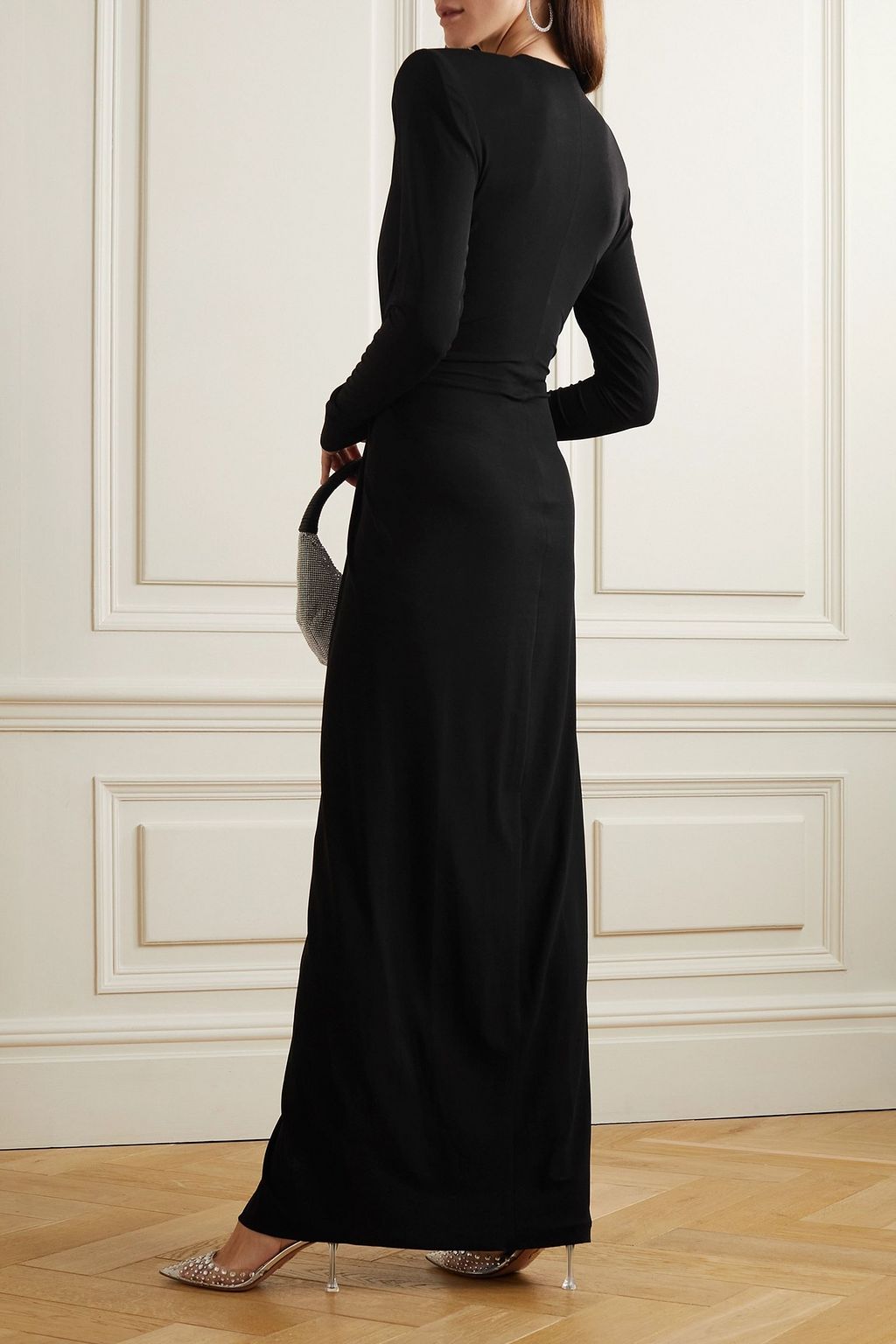 ALEXANDRE VAUTHIER Embellished stretch-jersey gown