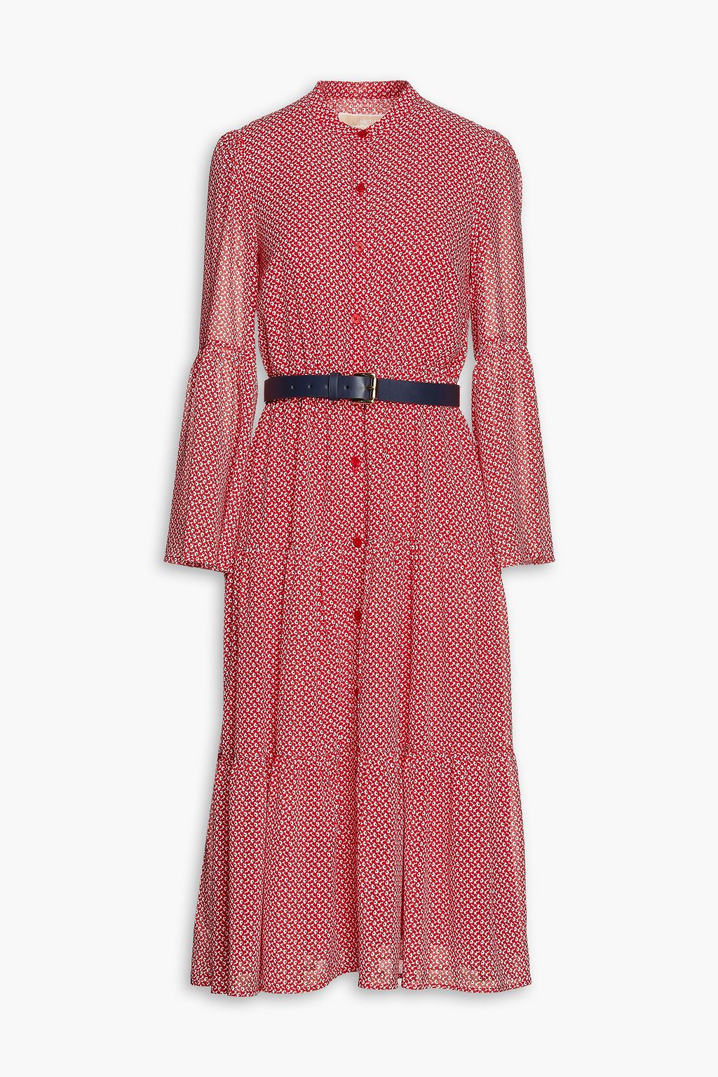 michael kors georgette kleid