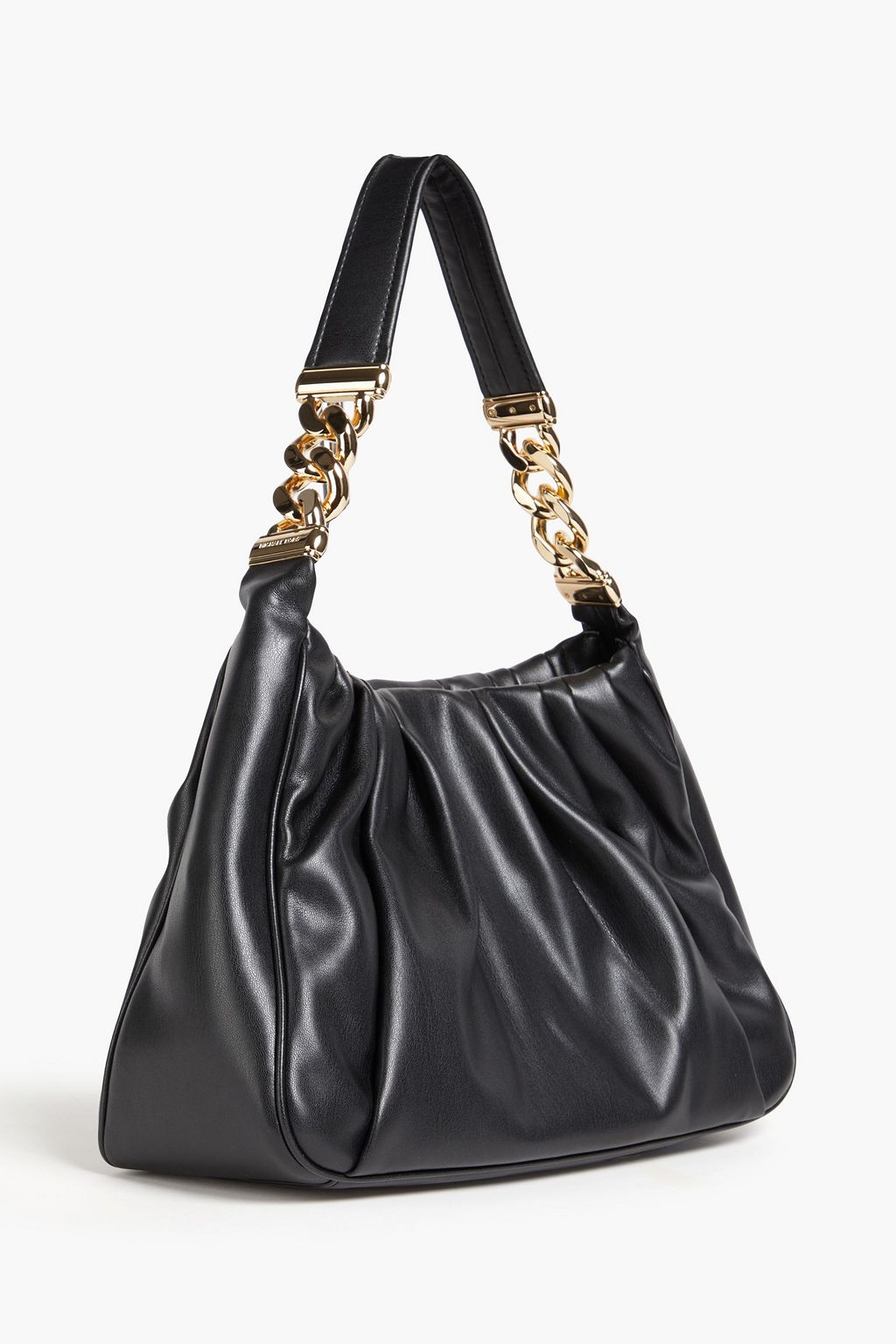 MICHAEL MICHAEL KORS Hannah pleated faux leather shoulder bag THE