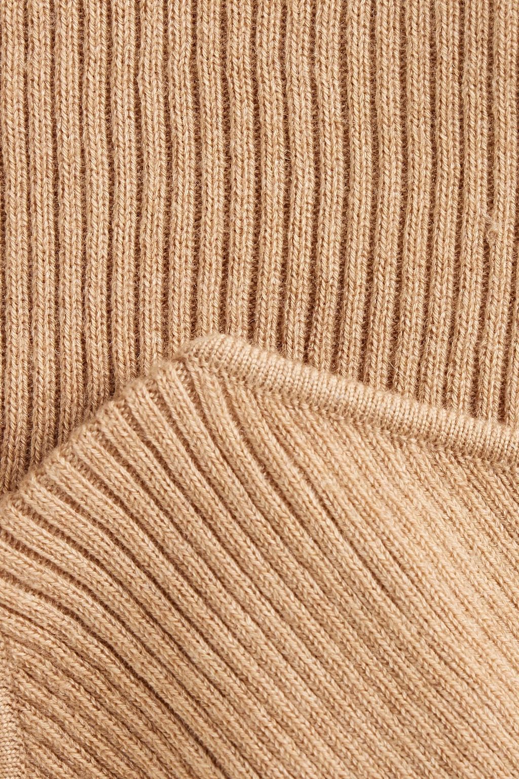 LOULOU STUDIO Arousa ribbed wool-blend shorts