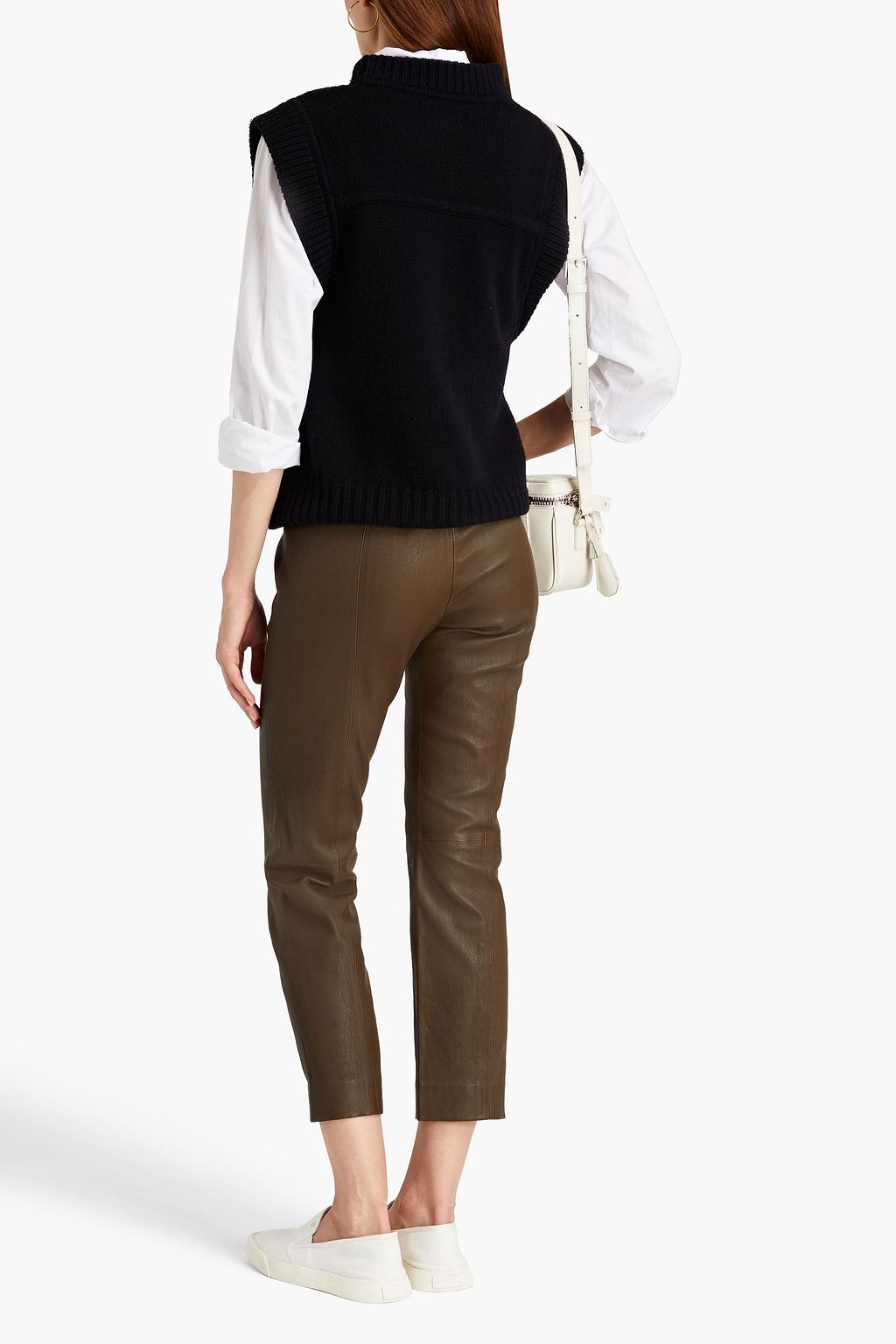 VINCE. Leather leggings
