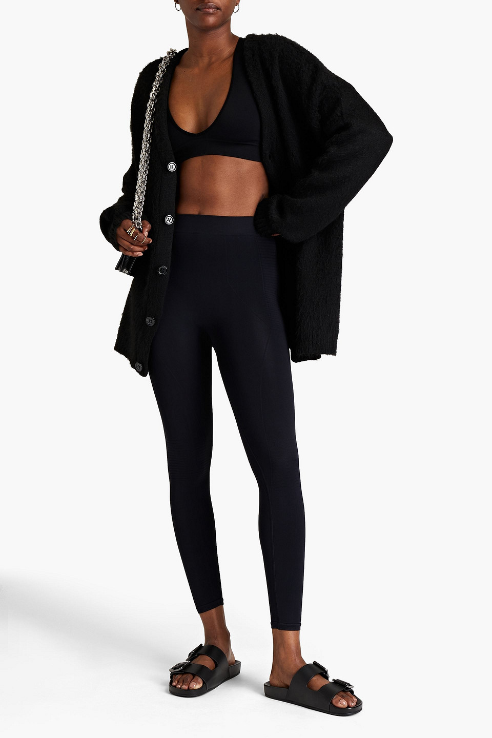 Rick Owens Stretch-jersey Sports Bra