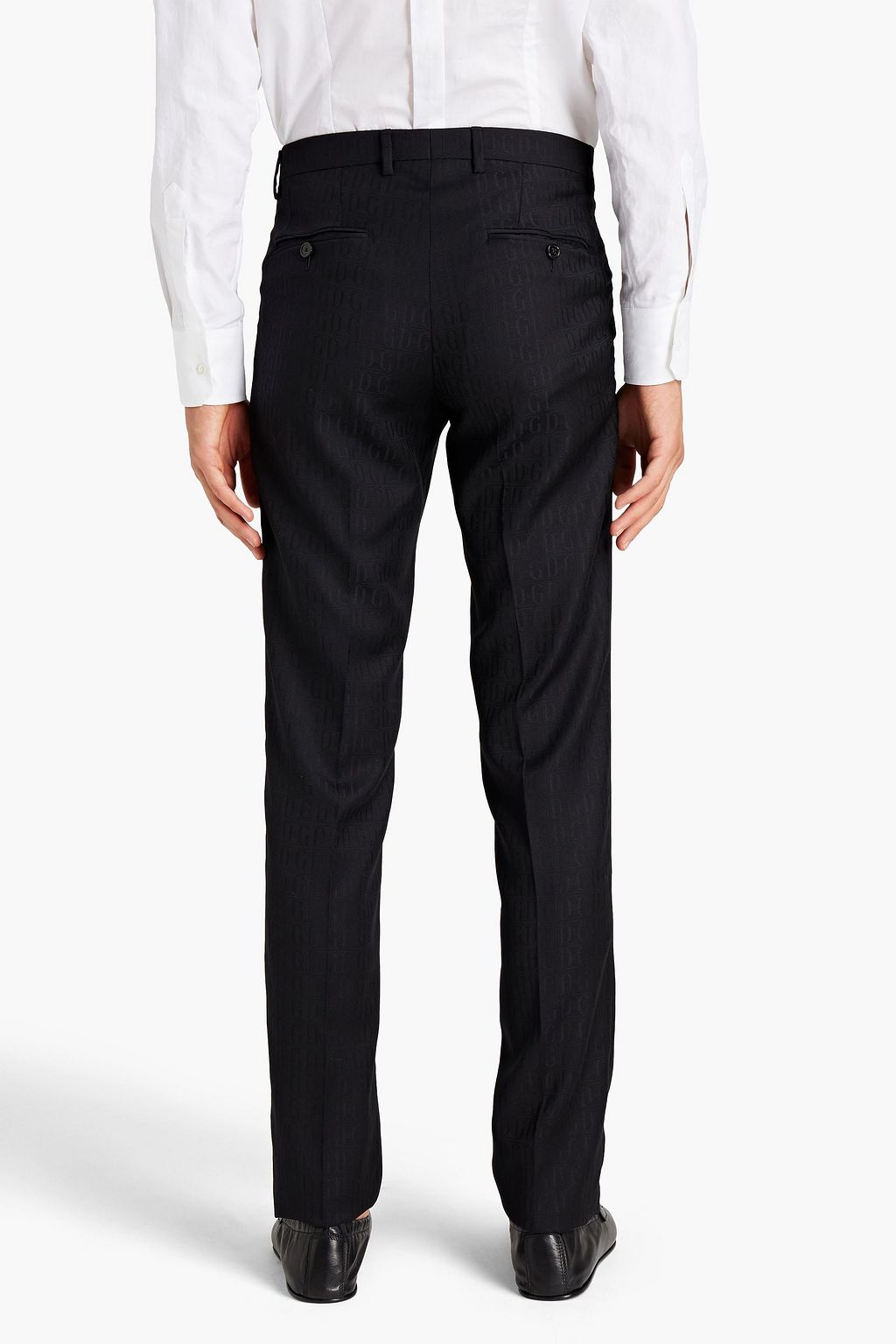 DOLCE&GABBANA Wool-jacquard suit