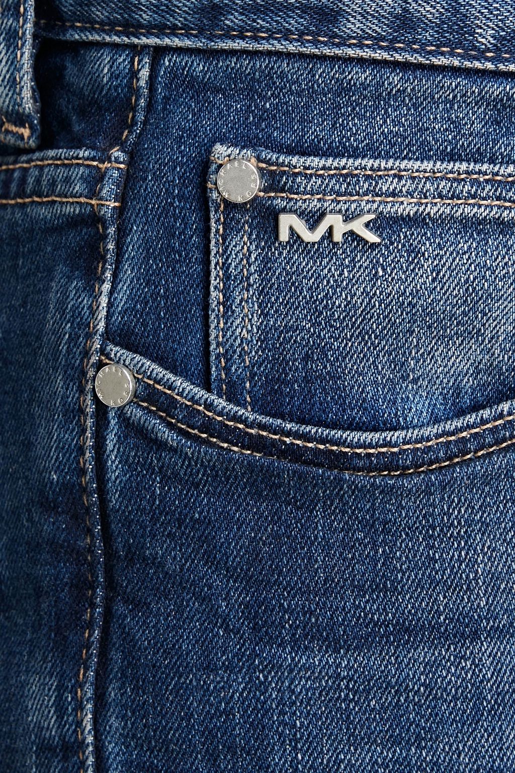 MICHAEL KORS Skinny-fit faded denim jeans