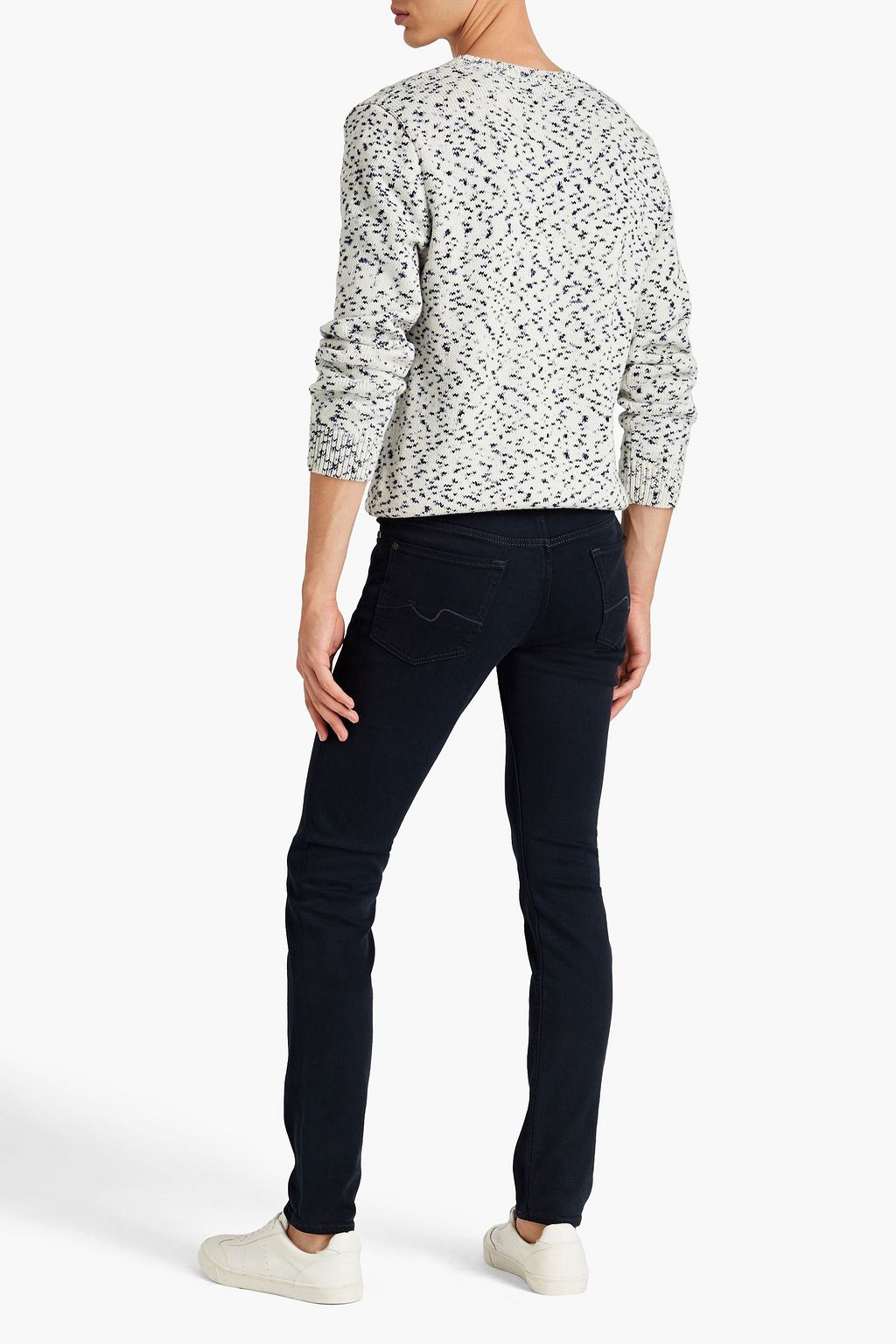7 FOR ALL MANKIND Ronnie Jeans mit schmalem Bein aus Denim