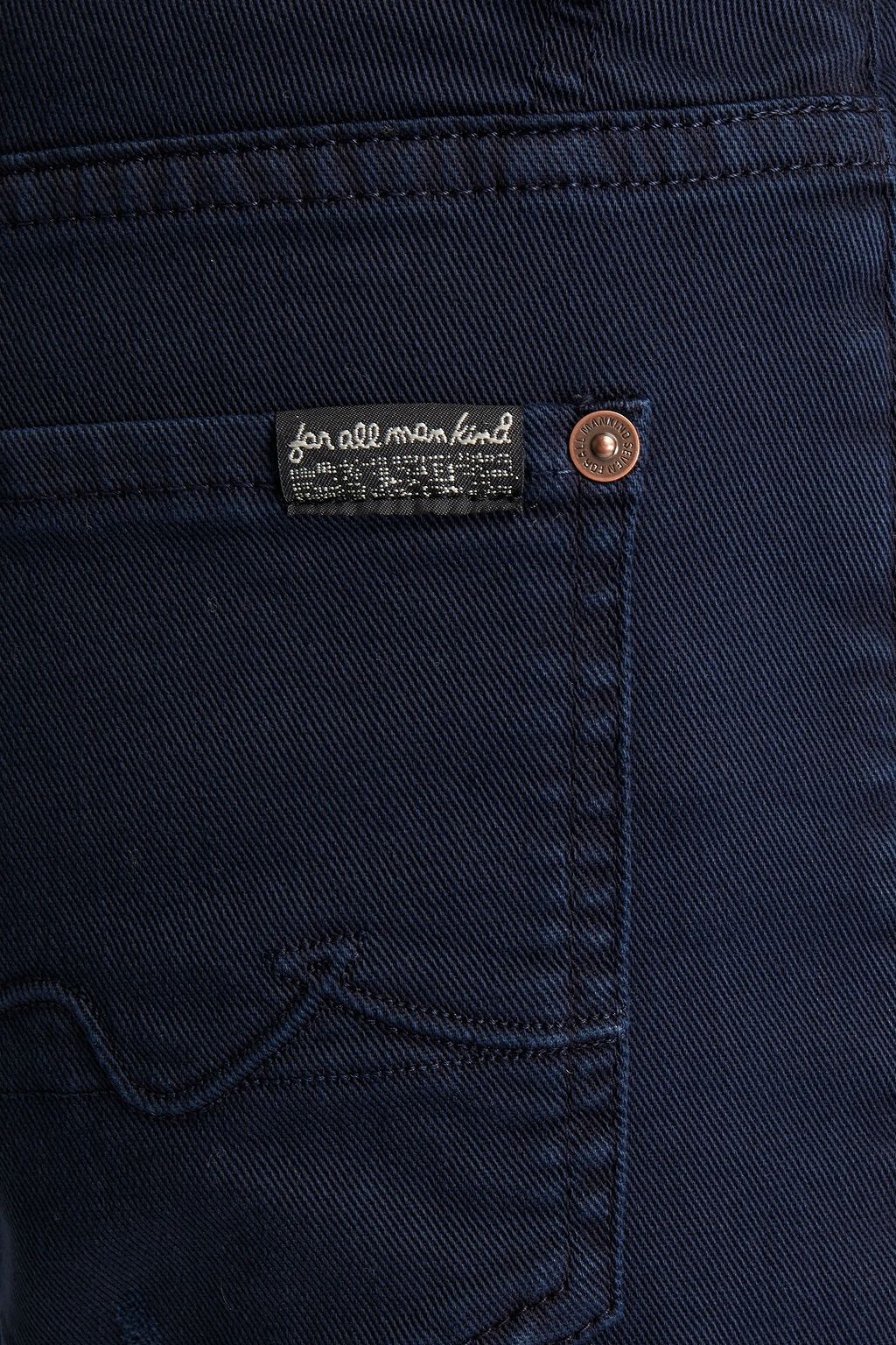 7 FOR ALL MANKIND Ronnie skinny-fit distressed denim jeans