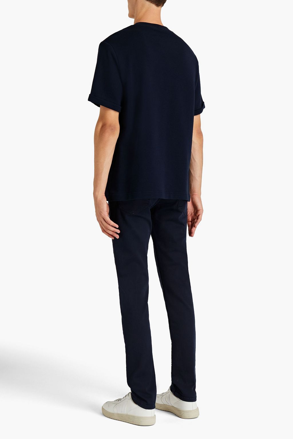 7 FOR ALL MANKIND Ronnie skinny-fit distressed denim jeans
