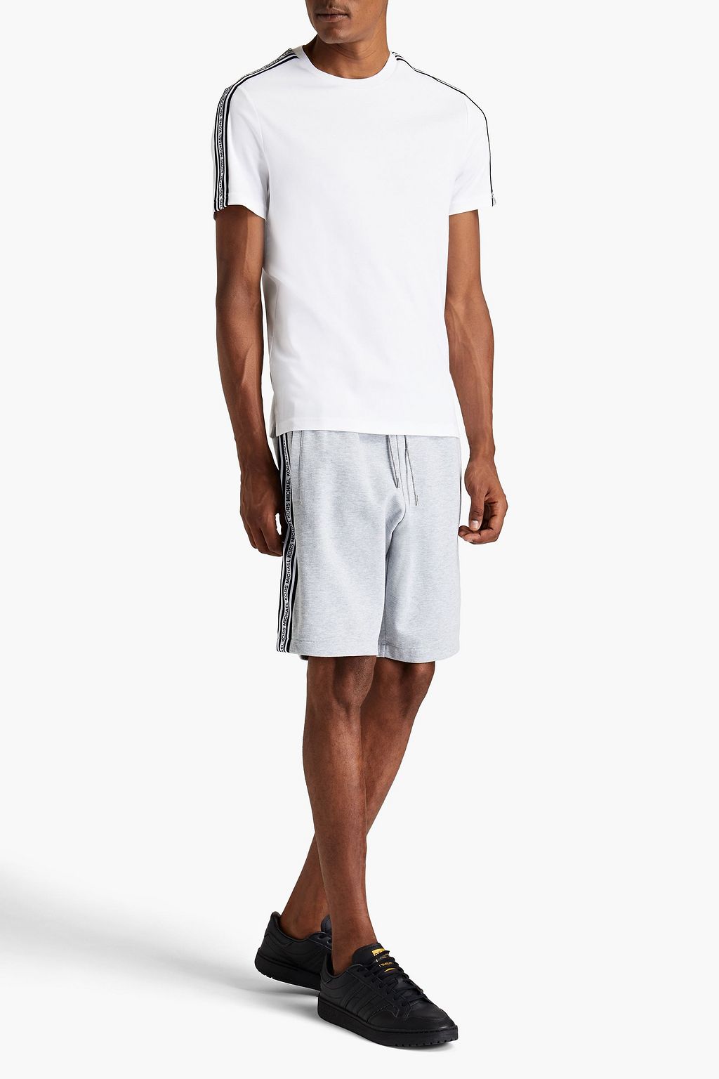 MICHAEL KORS Cotton-blend jersey shorts