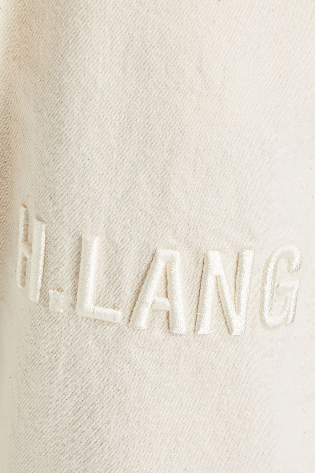 HELMUT LANG Logo-embroidered denim jeans