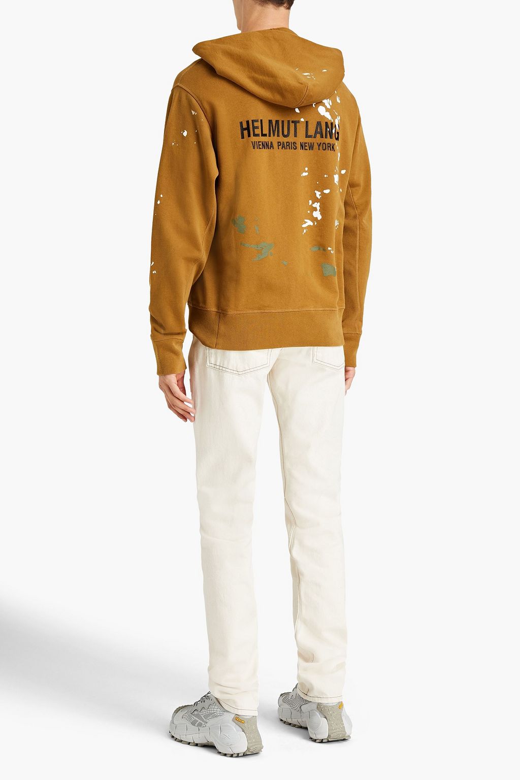 HELMUT LANG Logo-embroidered denim jeans