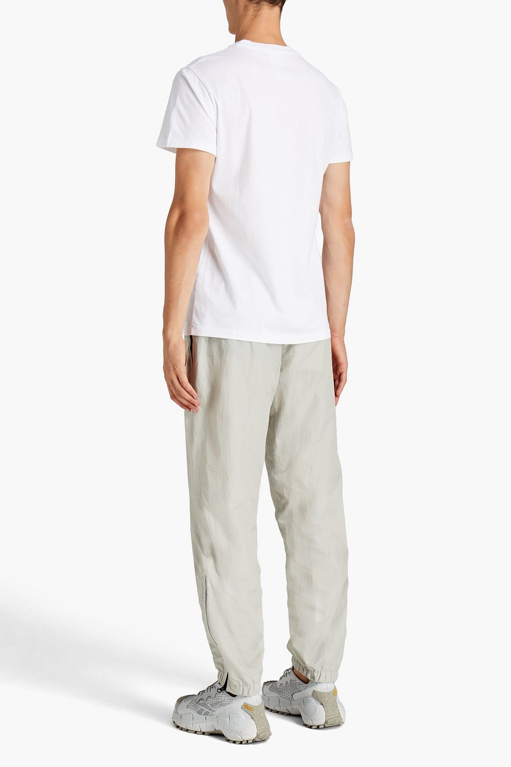 HELMUT LANG Embroidered cotton-jersey T-shirt