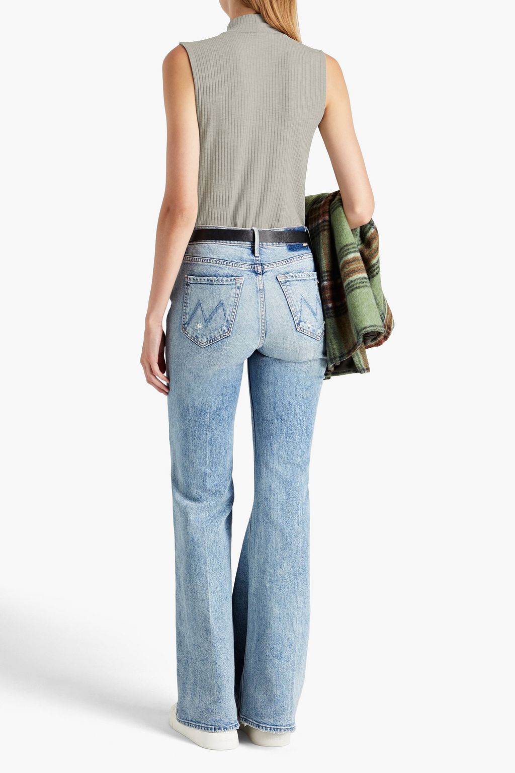ATM ANTHONY THOMAS MELILLO Ribbed stretch-modal turtleneck top