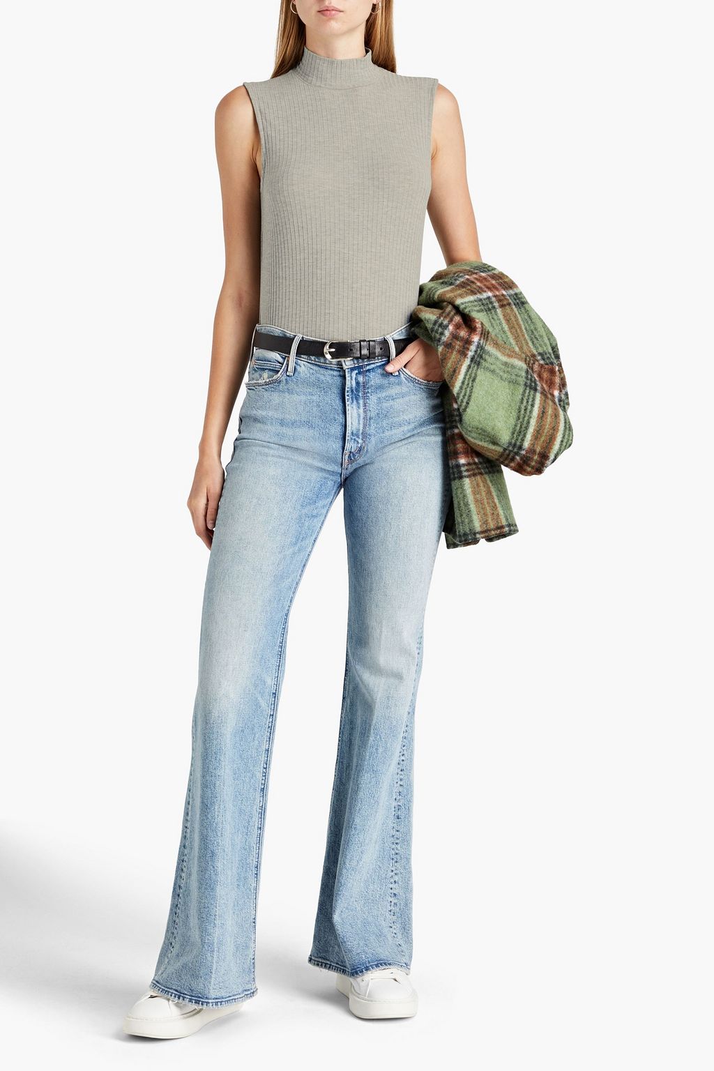 ATM ANTHONY THOMAS MELILLO Ribbed stretch-modal turtleneck top