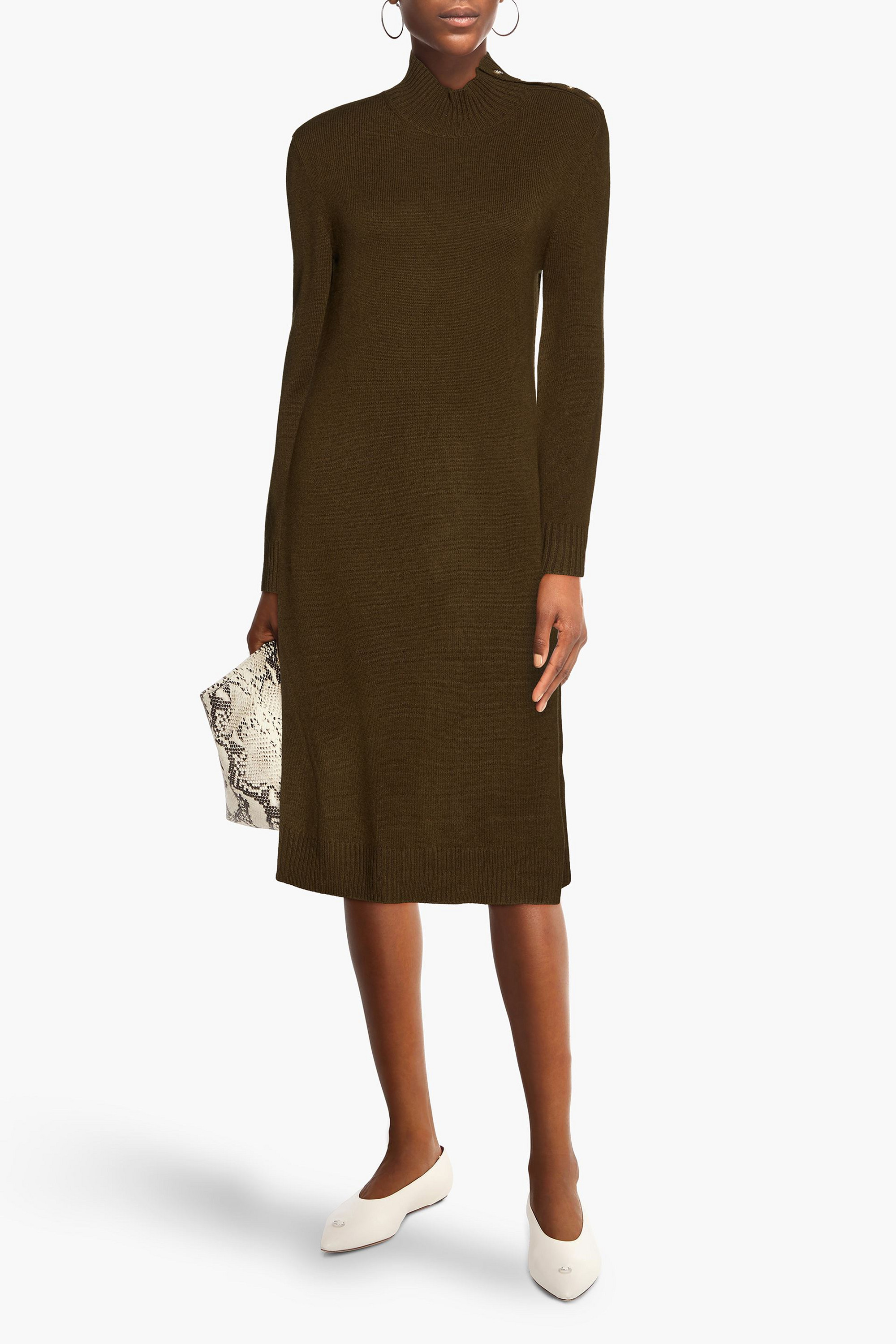 MAJE Cashmere-blend dress