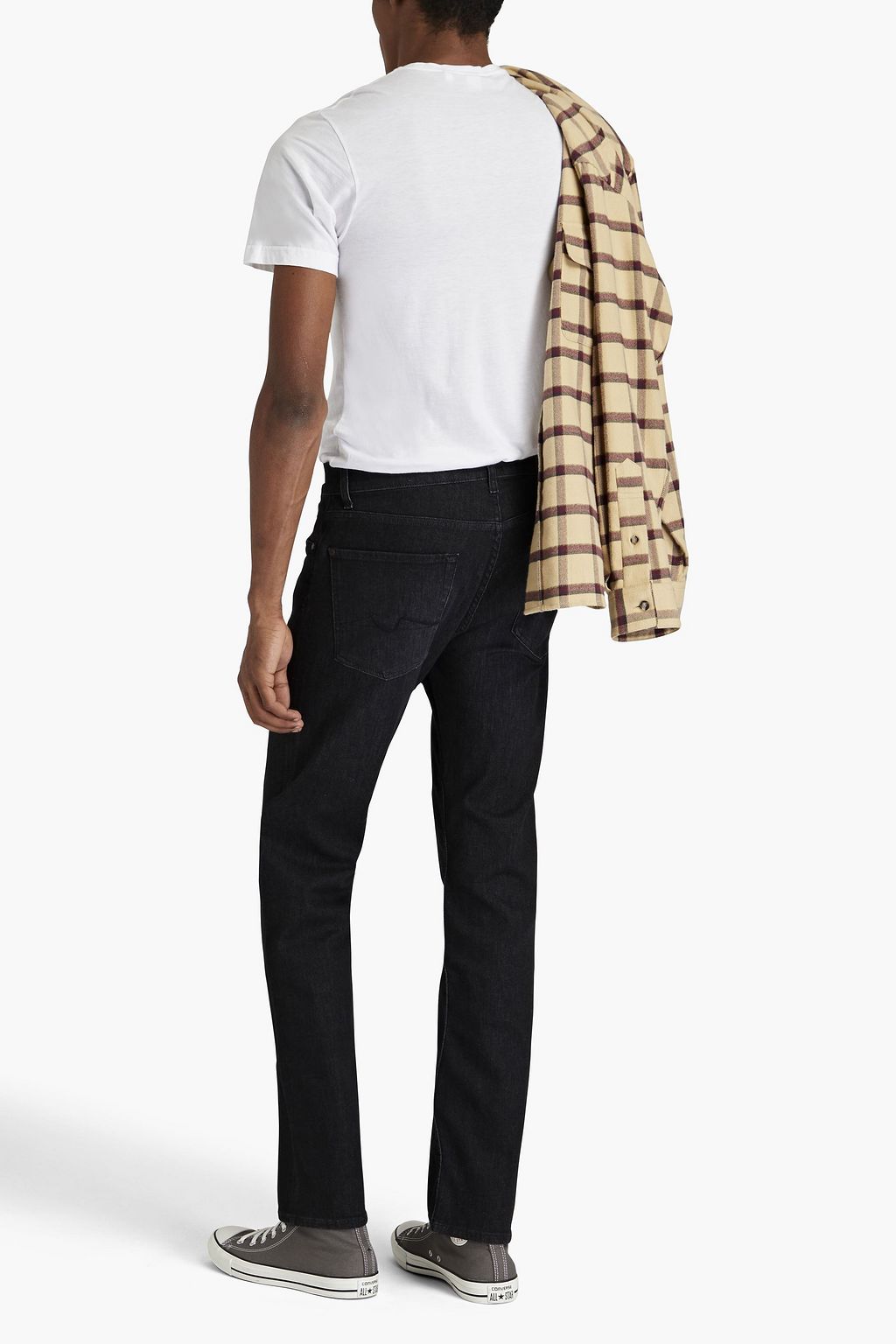 7 FOR ALL MANKIND Ronnie skinny-fit faded denim jeans