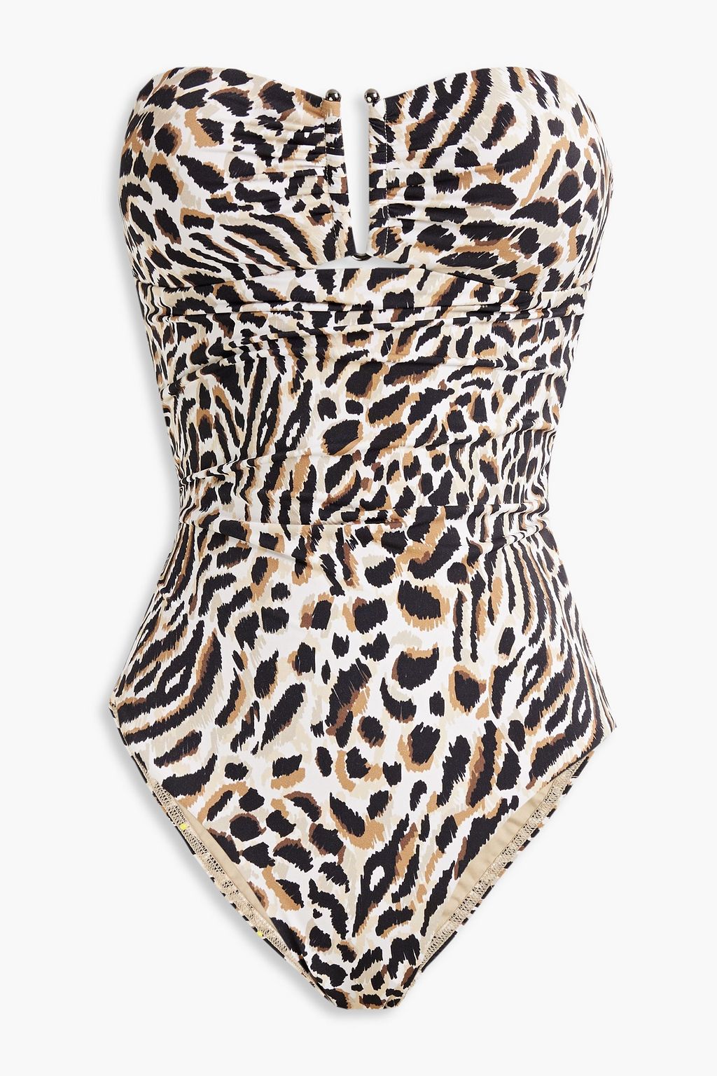 JETS AUSTRALIA BY JESSIKA ALLEN Leopard print bandeau swimsuit
