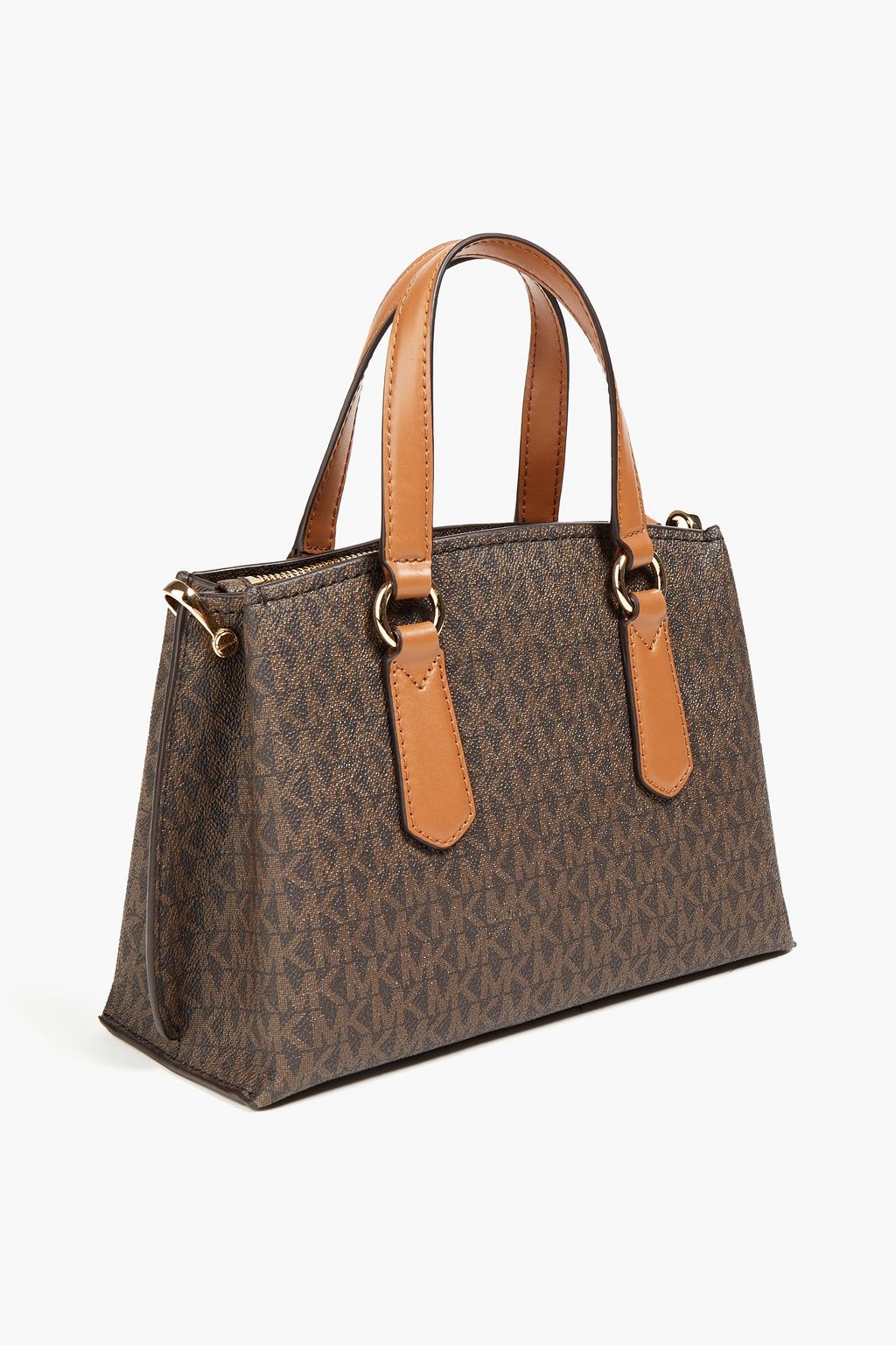 MICHAEL MICHAEL KORS Logo-print faux textured-leather tote