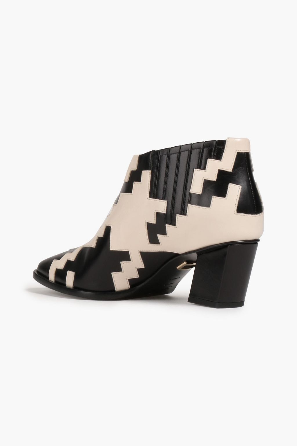 ROGER VIVIER Two-tone leather ankle boots