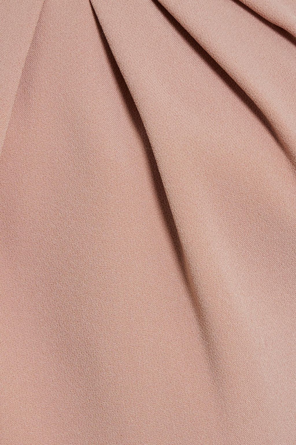 SAFIYAA Amina gathered crepe dress