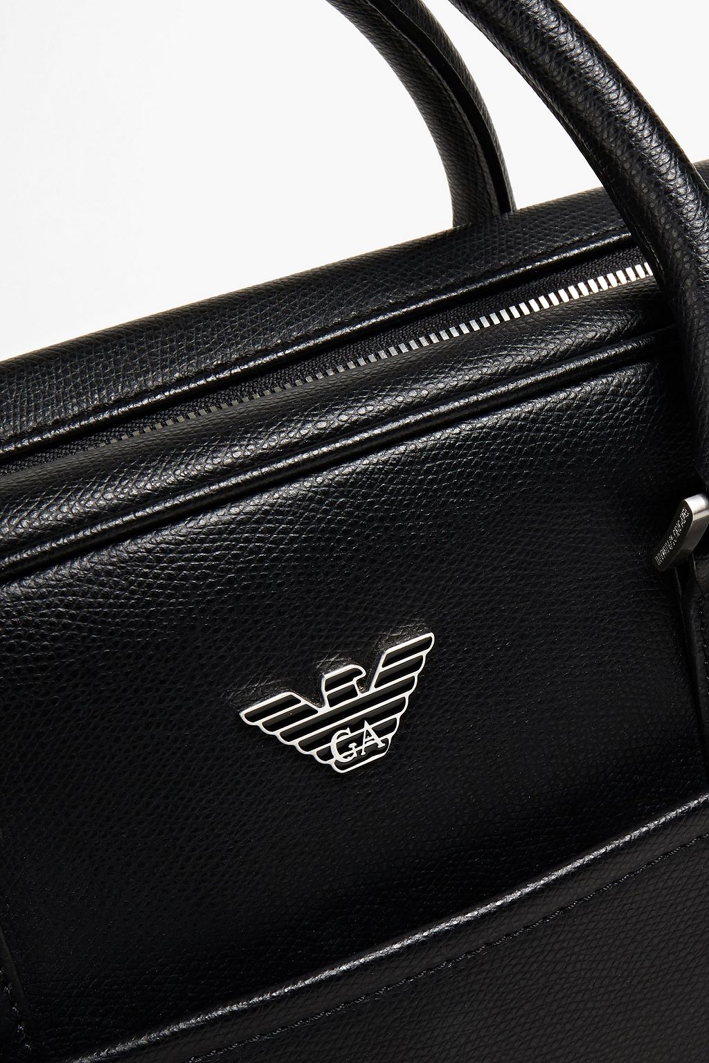 EMPORIO ARMANI Texturedleather briefcase THE