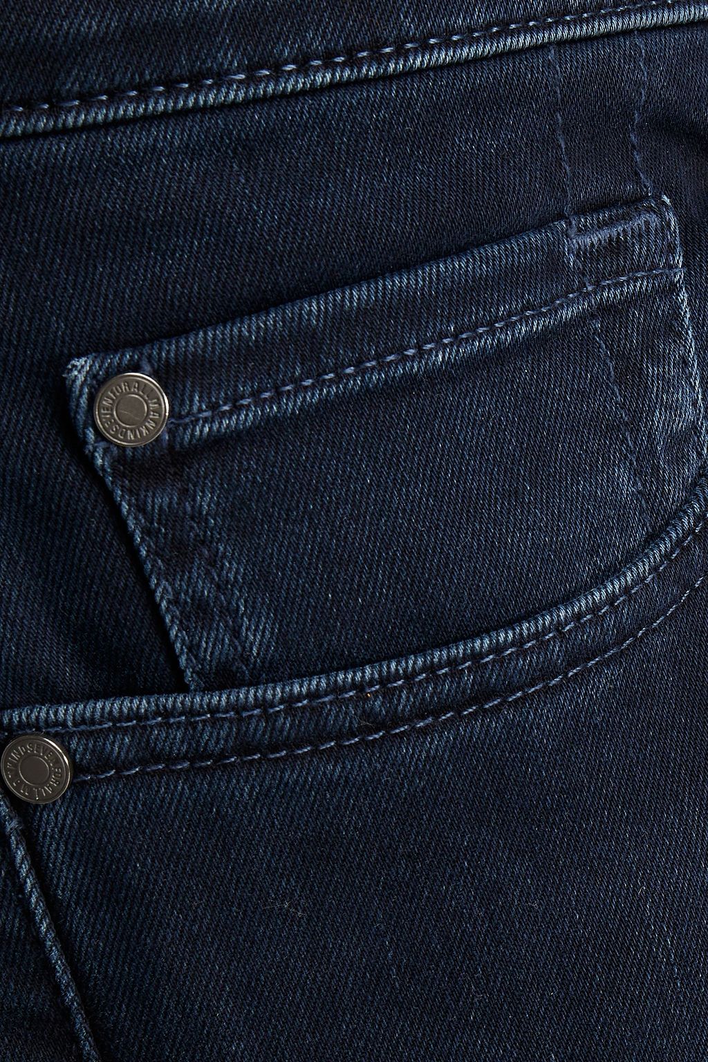 7 FOR ALL MANKIND Jeans aus Denim in ausgewaschener Optik mit schmalem Bein und Sitzfalten