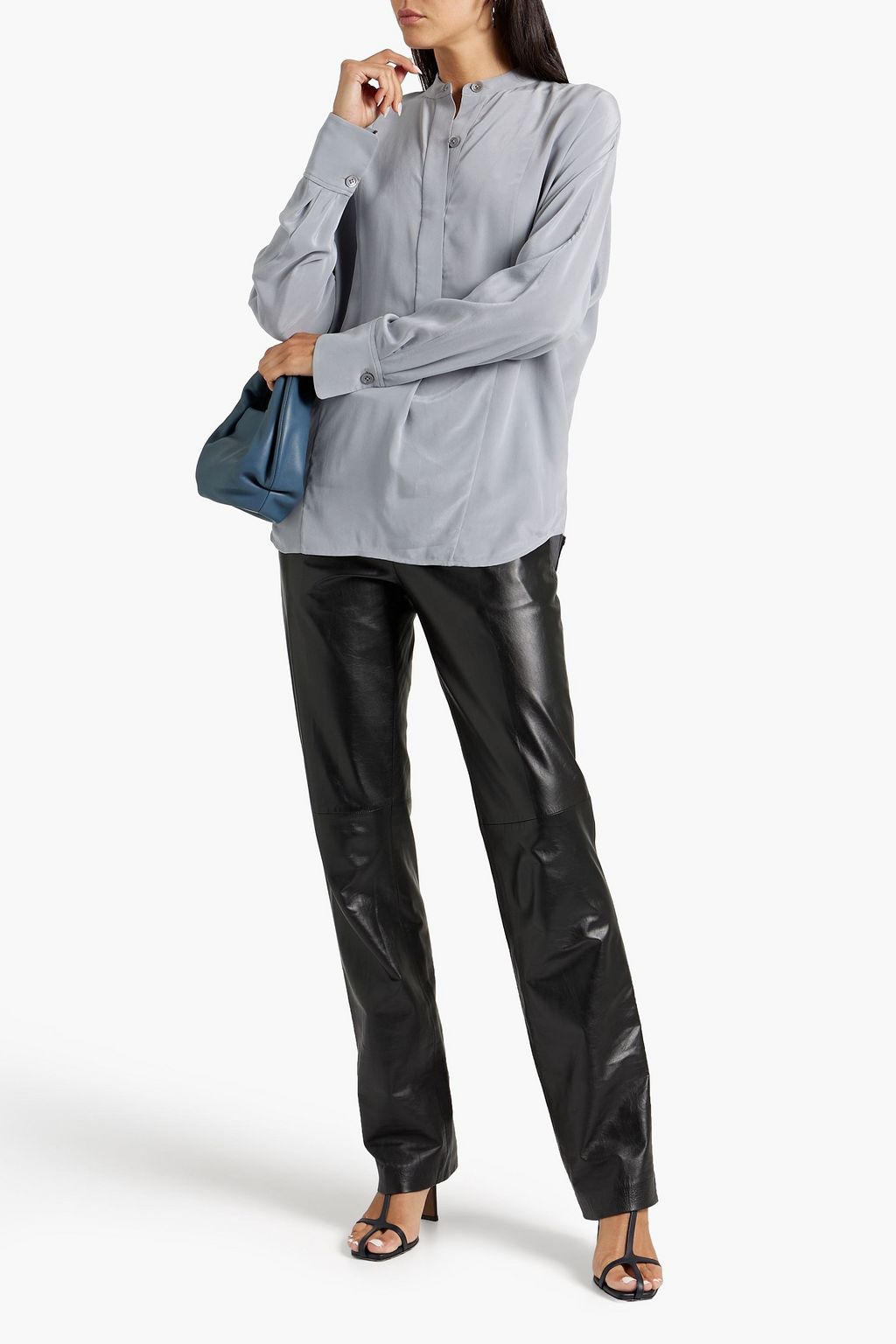 EQUIPMENT Washedsilk shirt THE