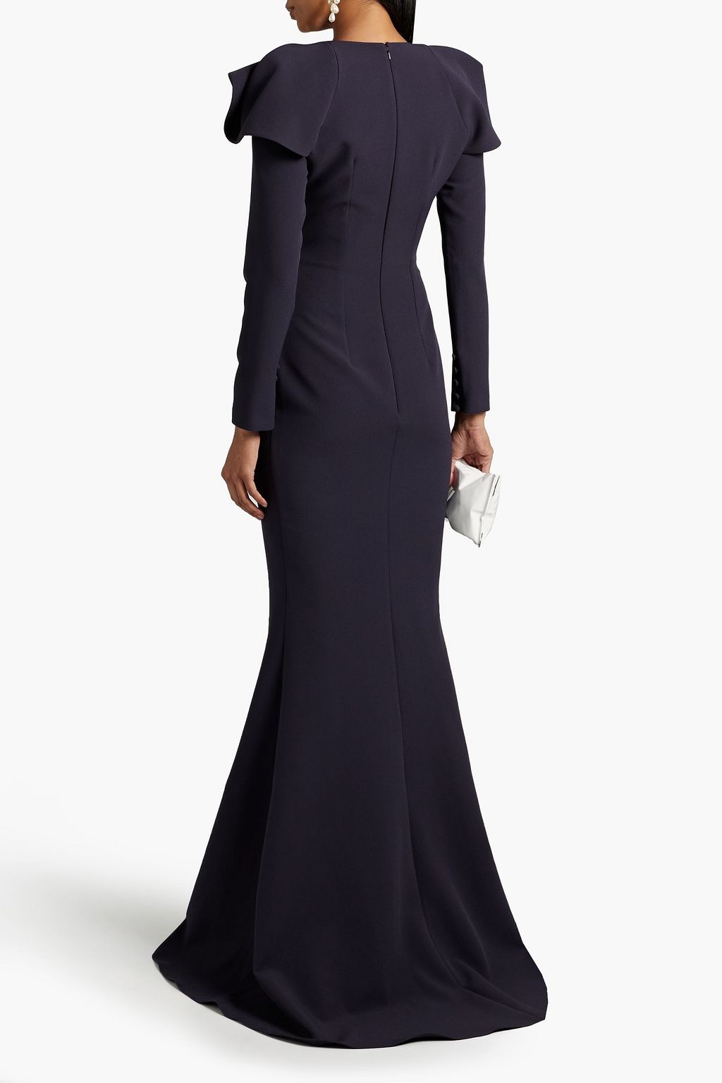 SAFIYAA Ruffled crepe gown