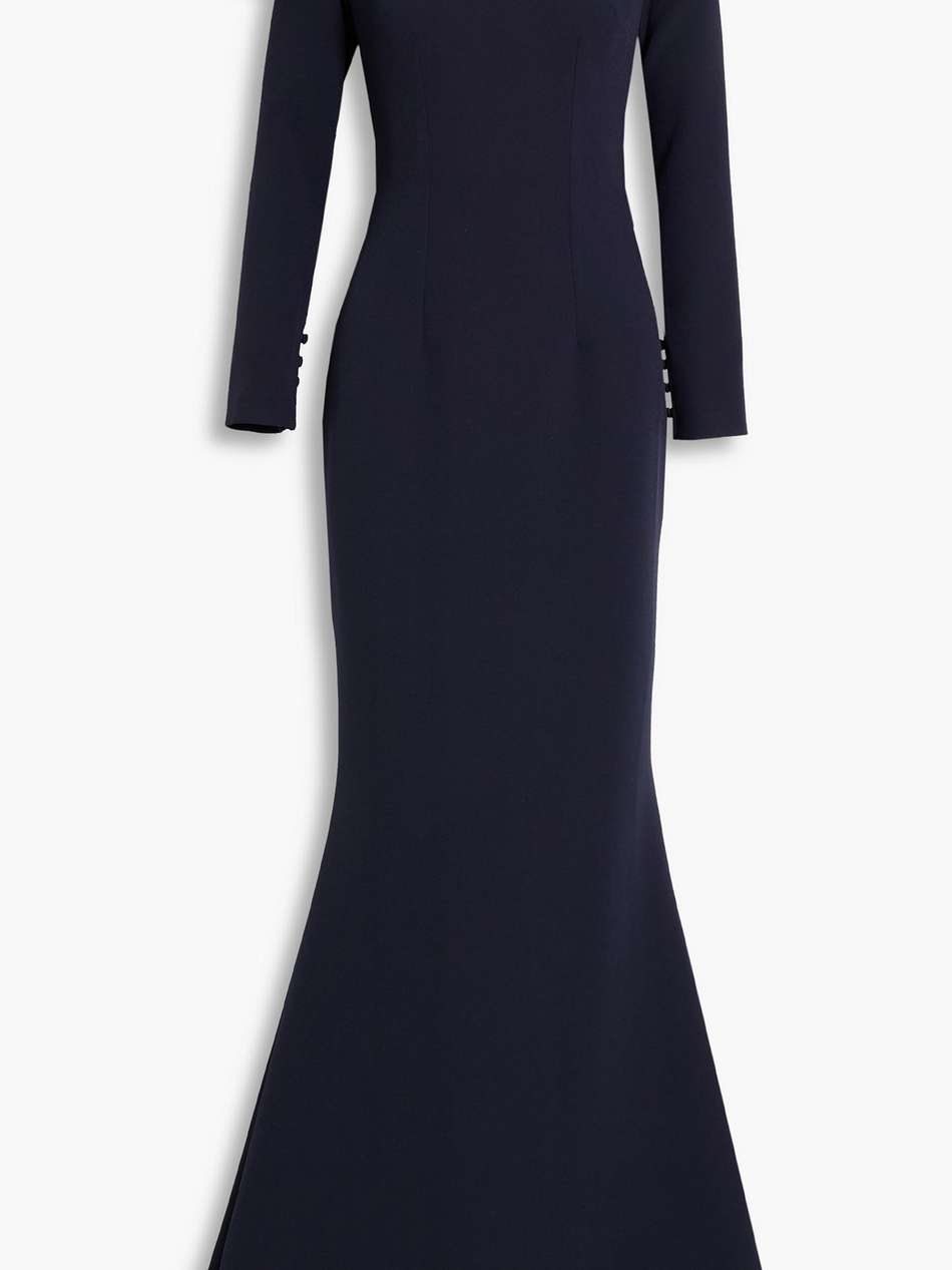 kalon ruffled woven gown