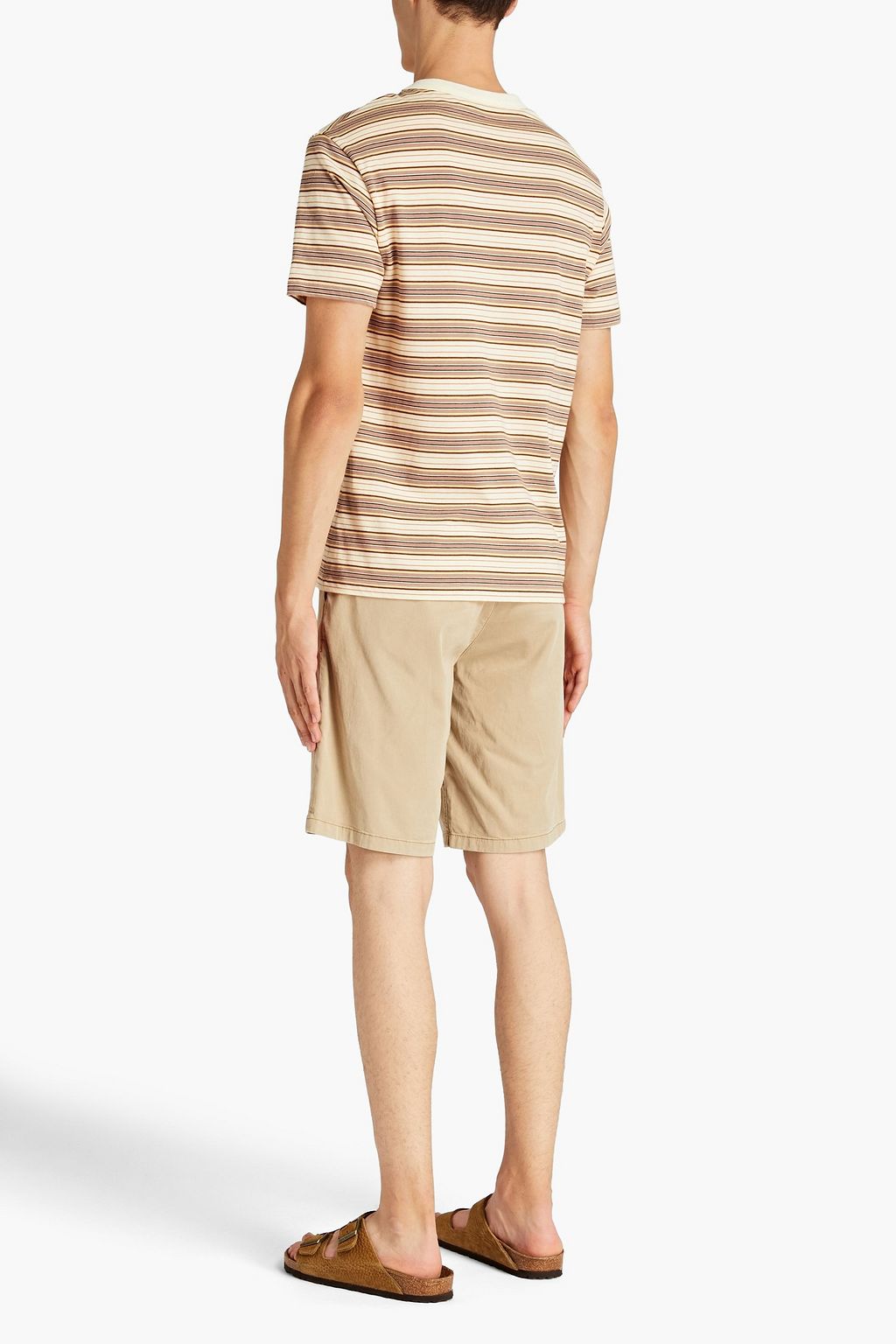 7 FOR ALL MANKIND Slimmy Lyocell-blend twill chino shorts
