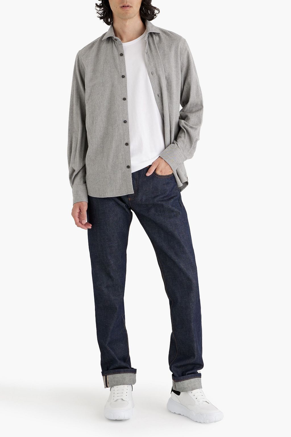 PESERICO Cotton-twill shirt