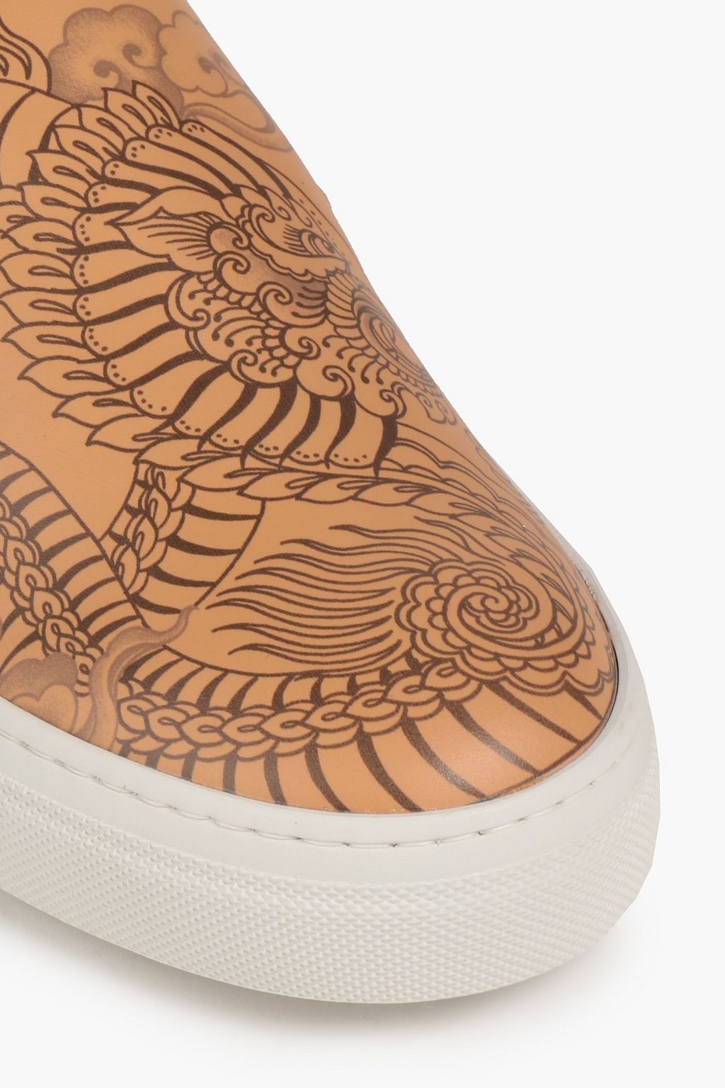 TOD'S Printed leather slip-on sneakers