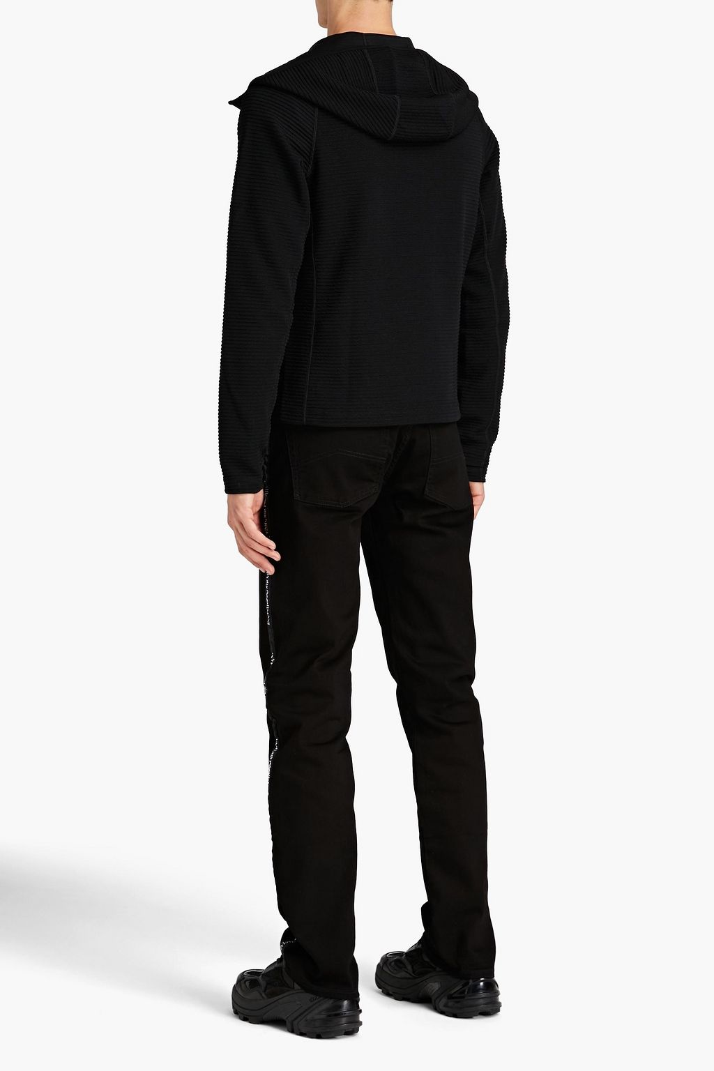 EMPORIO ARMANI Logo-print denim jeans
