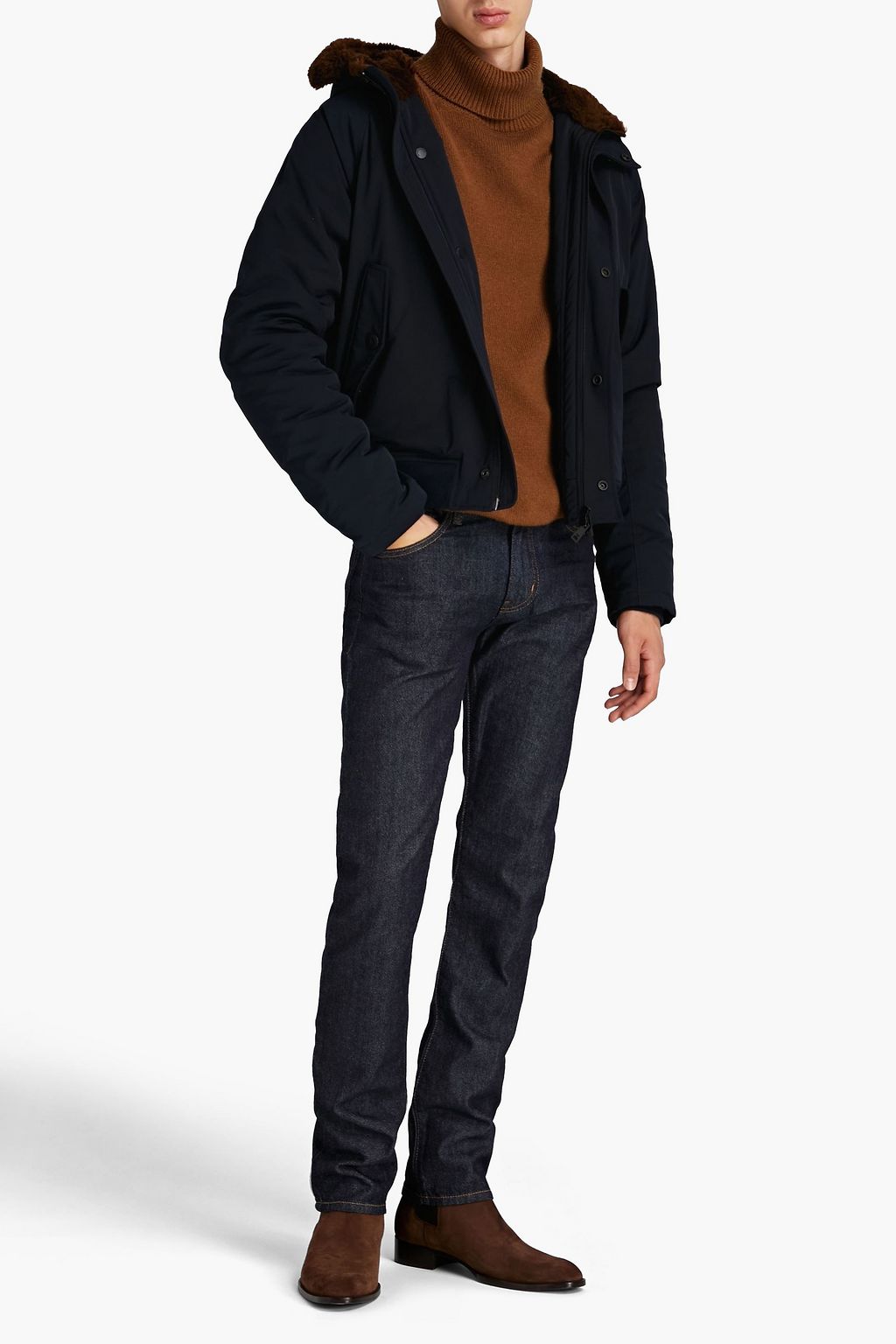 EMPORIO ARMANI Slim-fit denim jeans
