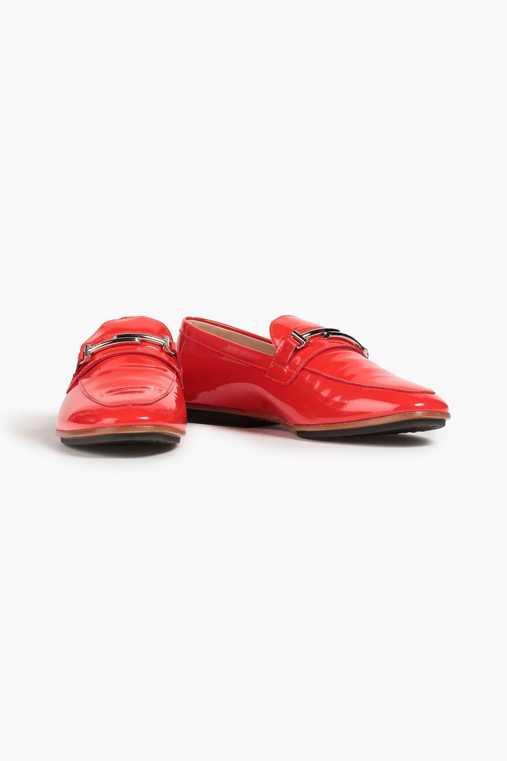 tod's patent leather loafers