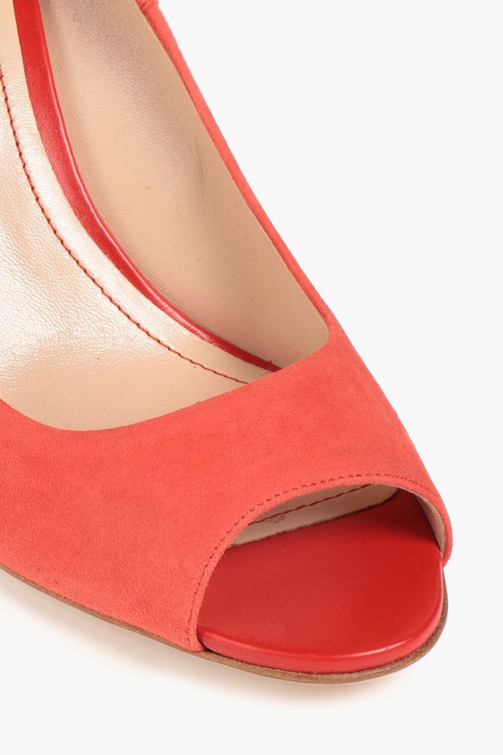 TOD'S Suede wedge pumps