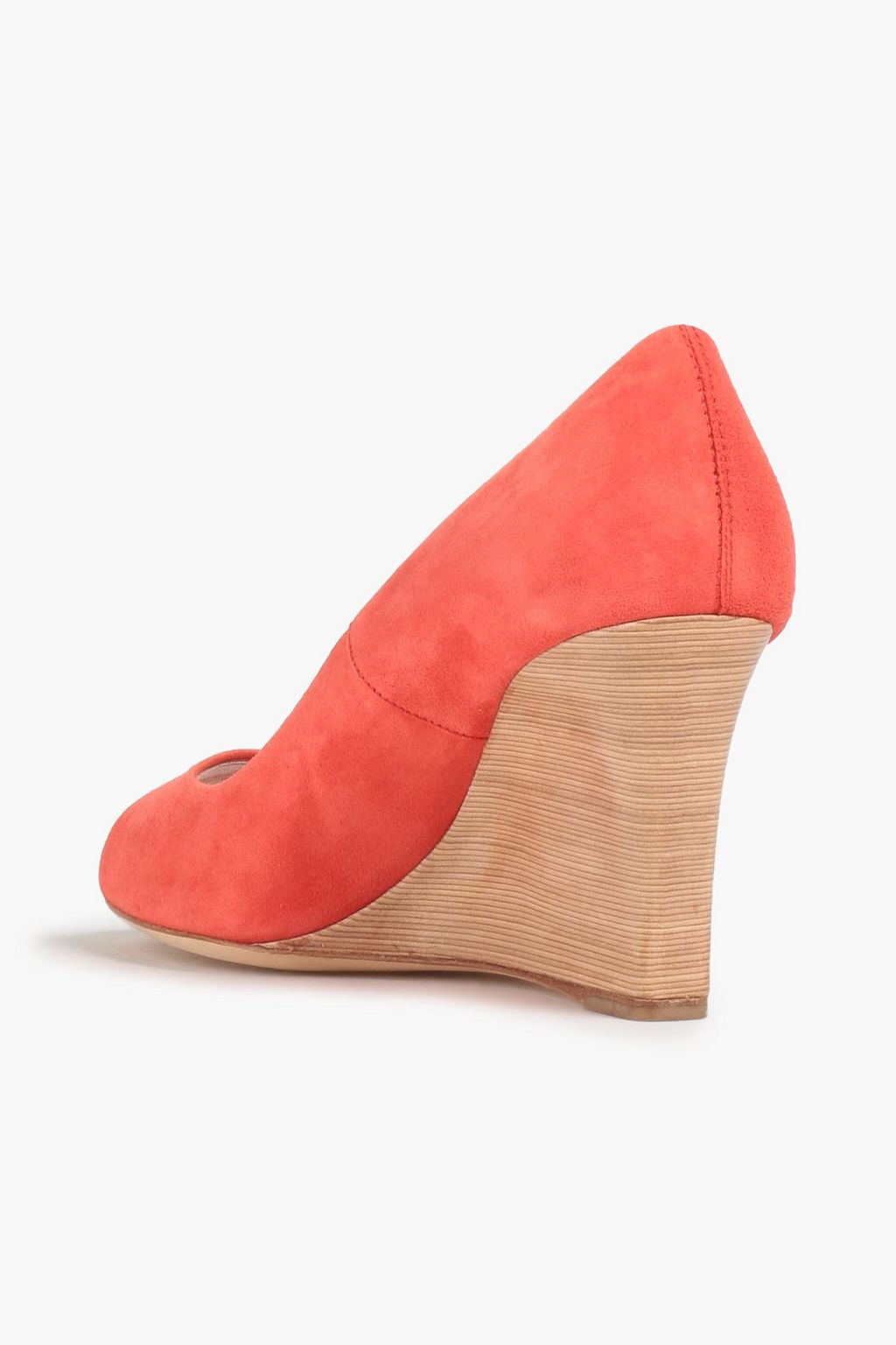 TOD'S Suede wedge pumps