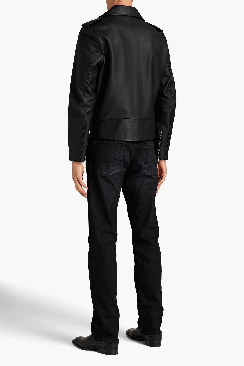 7 FOR ALL MANKIND Standard slim-fit whiskered denim jeans