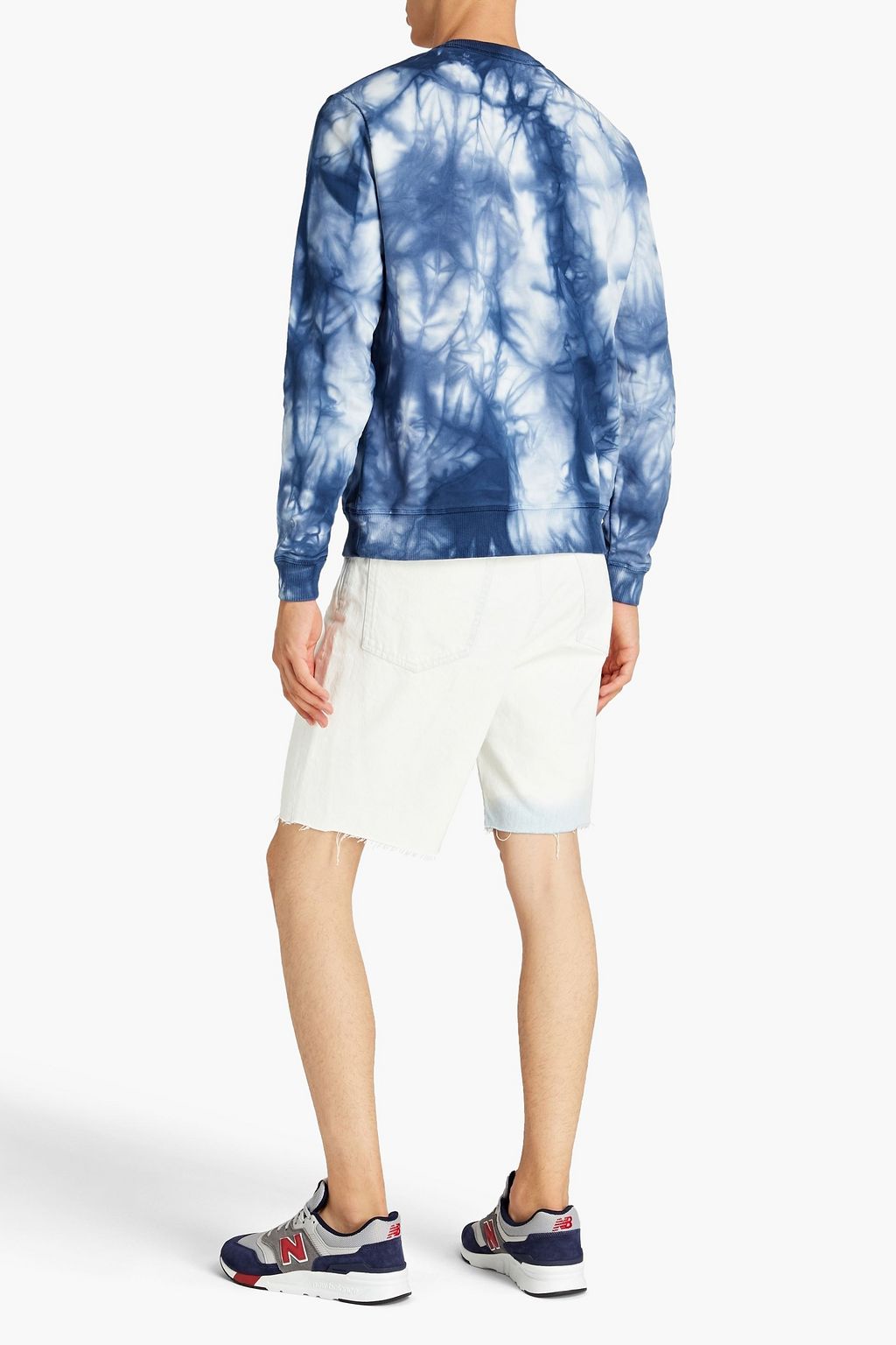 7 FOR ALL MANKIND Cooper J bleached denim shorts