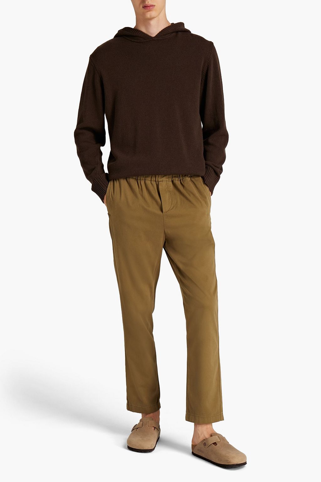7 FOR ALL MANKIND Jogger cotton-blend sateen chinos