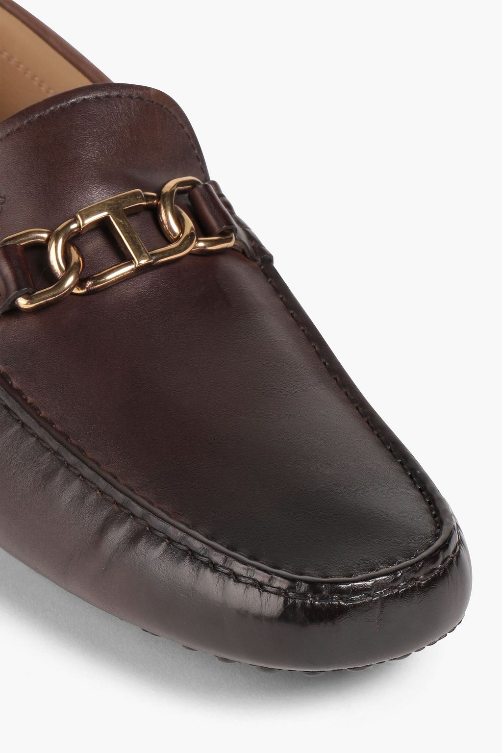 TOD'S Morsetto embellished leather driving shoes
