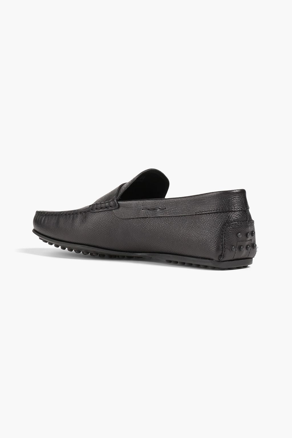 TOD'S Textured-leather driving shoes