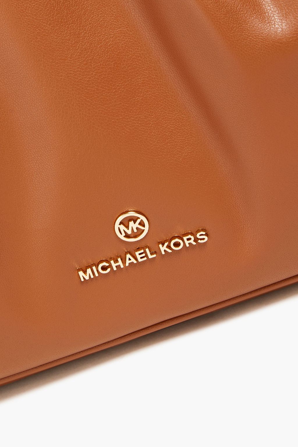 MICHAEL MICHAEL KORS Hannah pleated faux leather shoulder bag THE