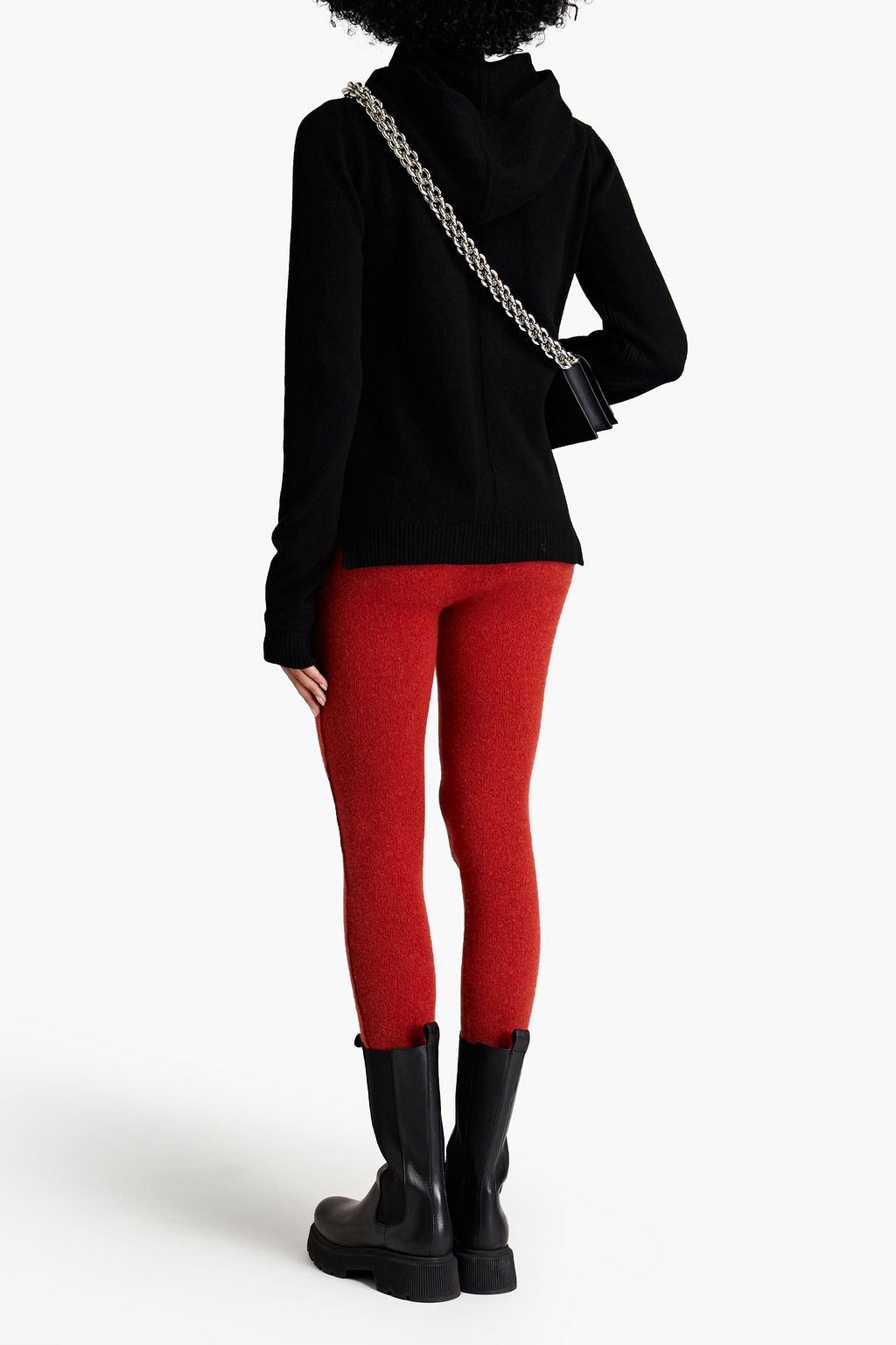 RICK OWENS Cashmere and wool-blend leggings