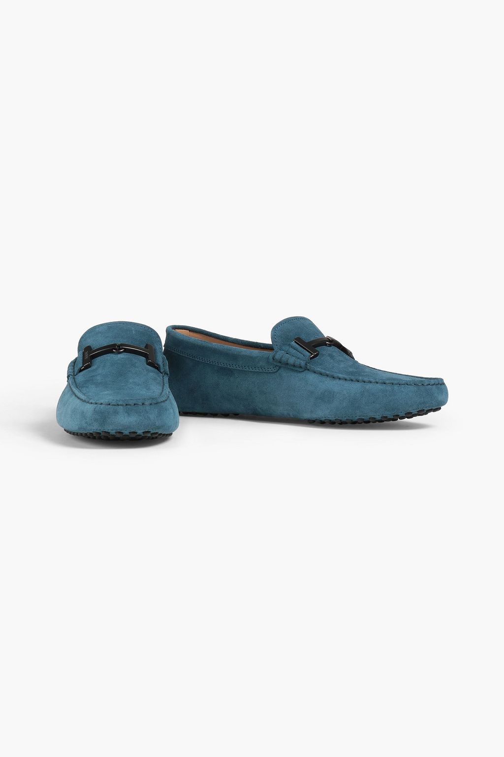 TOD'S Double T suede driving shoes