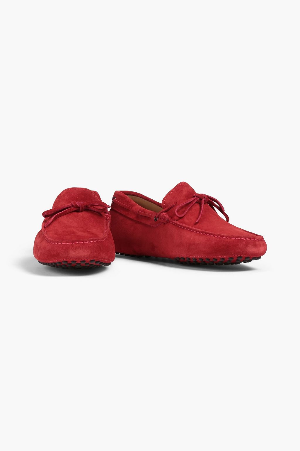 TOD'S FOR FERRARI Gommino suede driving shoes