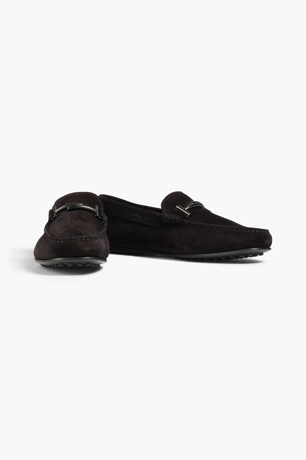 TOD'S Double T suede driving shoes