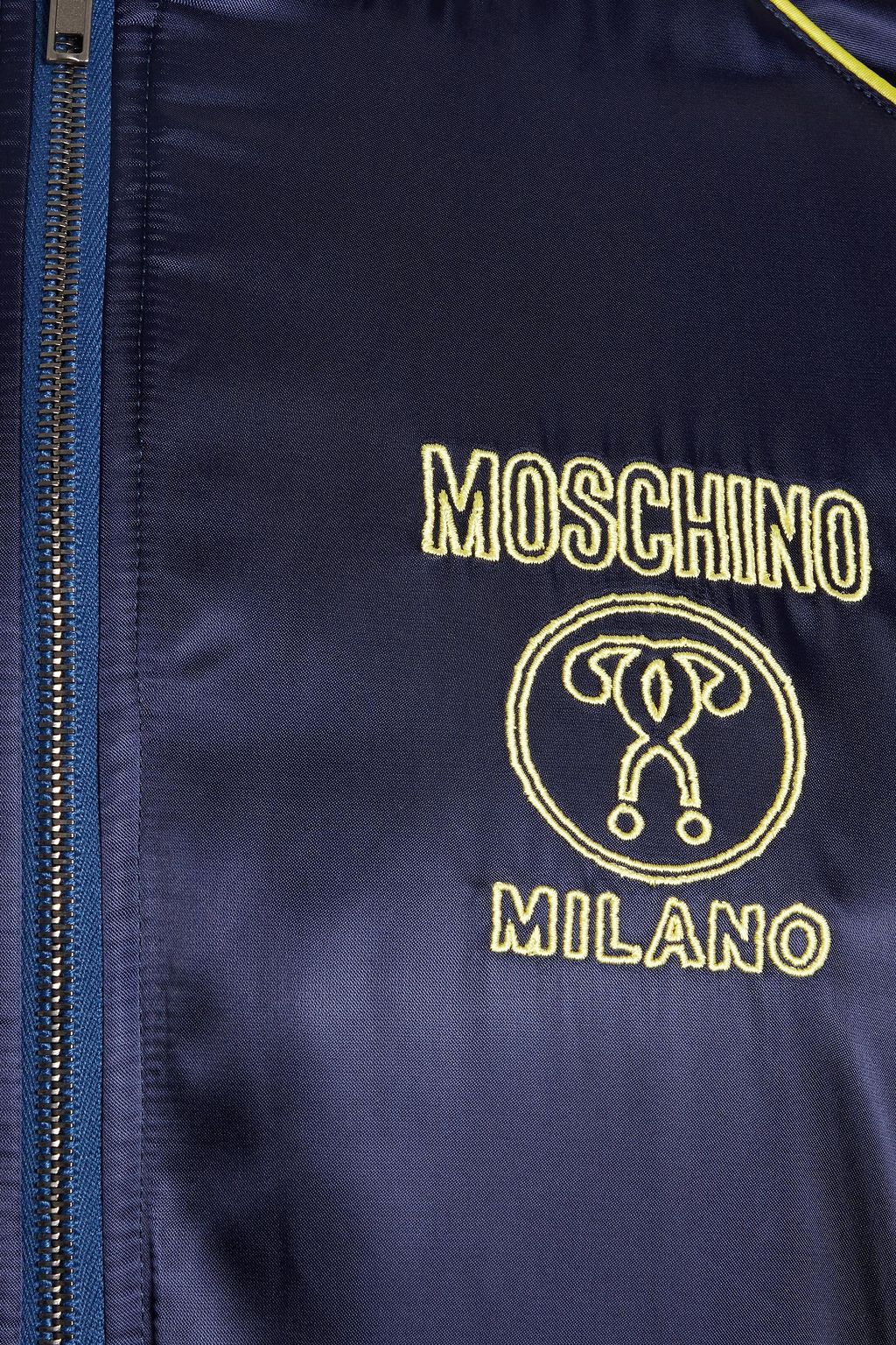 MOSCHINO Embroidered shell bomber jacket