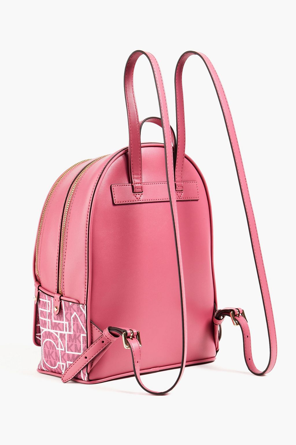 MICHAEL MICHAEL KORS Adina printed faux texturedleather backpack