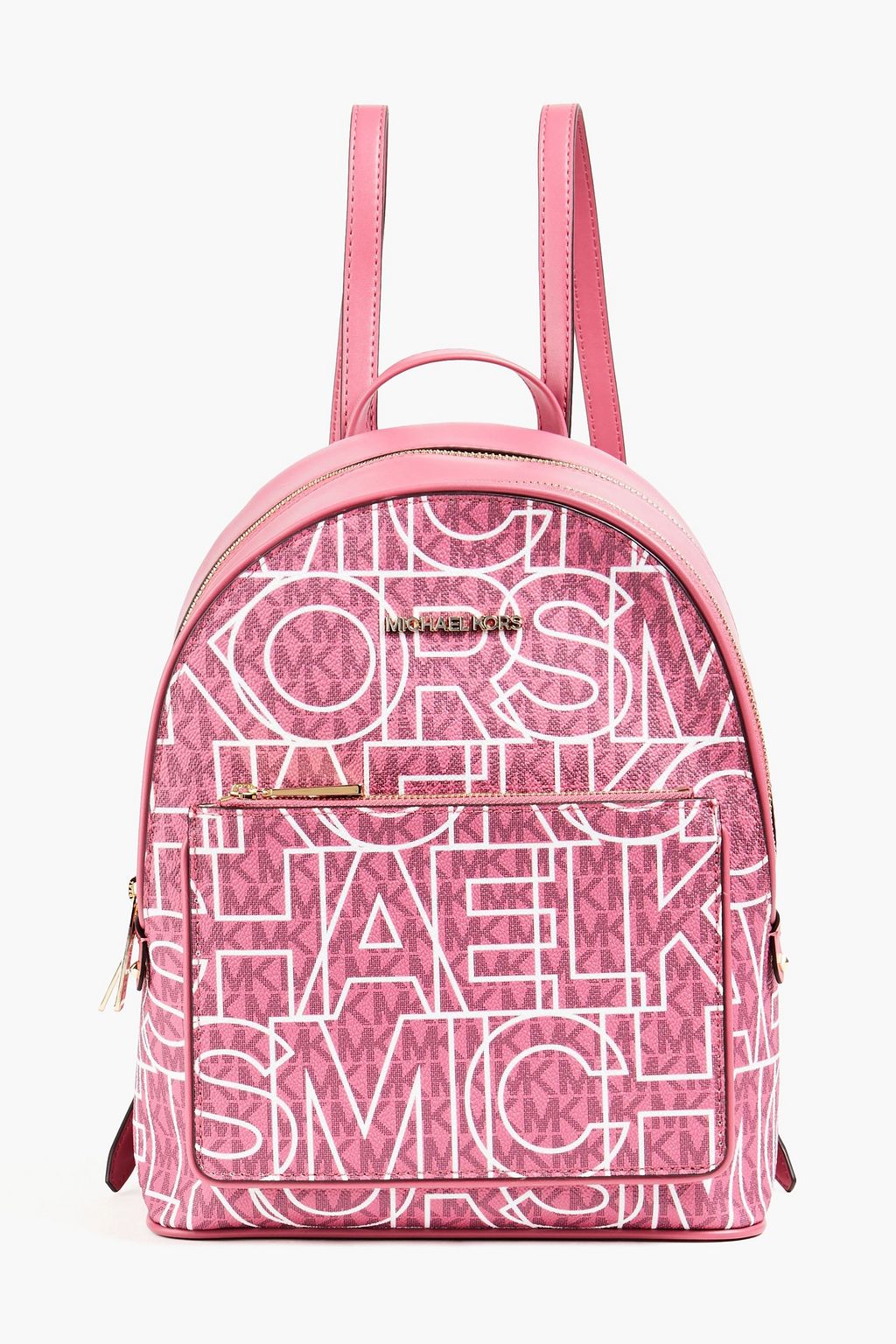 MICHAEL MICHAEL KORS Adina printed faux texturedleather backpack THE